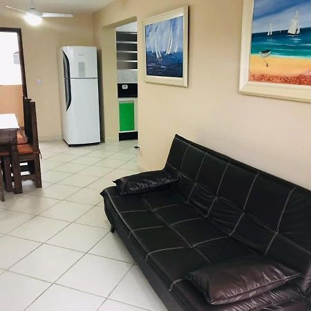 Lindo apê 1 min a pé da areia da Praia Grande-O mais perto! com Varanda Ubatuba Exterior foto