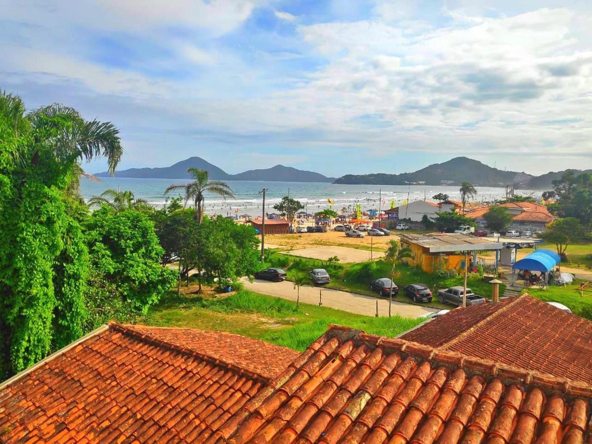 Lindo apê 1 min a pé da areia da Praia Grande-O mais perto! com Varanda Ubatuba Exterior foto